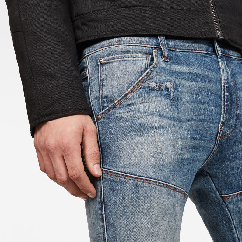 G-STAR® Jeans 5620 G-Star Elwood Zip Knee Super Slim Azul intermedio