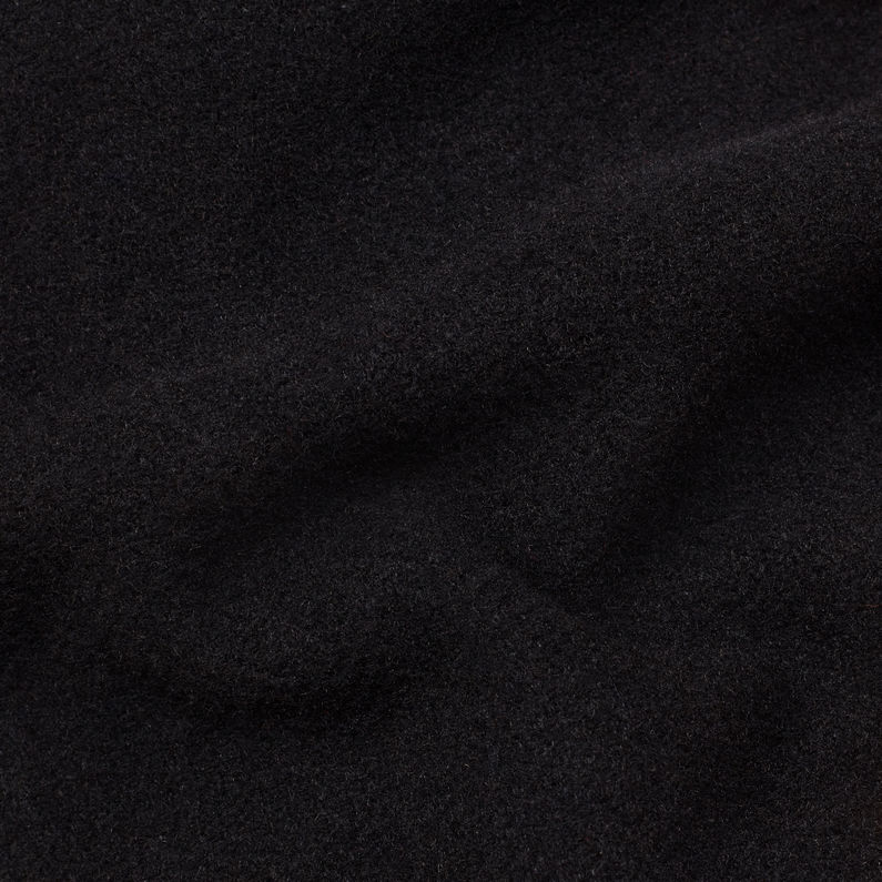 G-Star RAW® Minor Teddy Wool Classic Jacket Black fabric shot