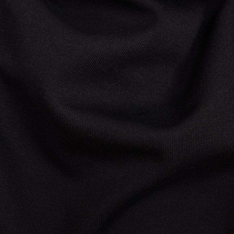 G-Star RAW® 5621 Slim Tapered Sweatpants Black fabric shot