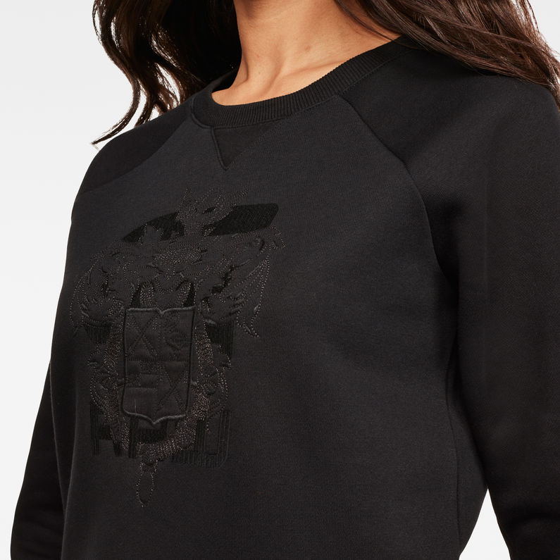 G-Star RAW® Graphic 18 Xzula Sweater ブラック detail shot