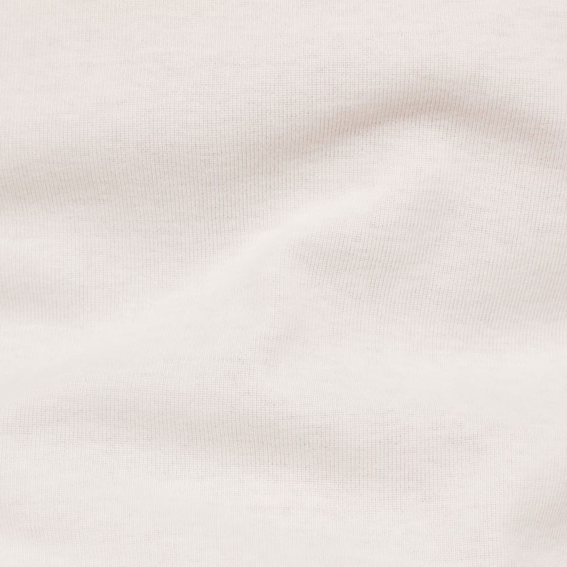 G-Star RAW® Graphic 7 Slim T-Shirt Beige fabric shot
