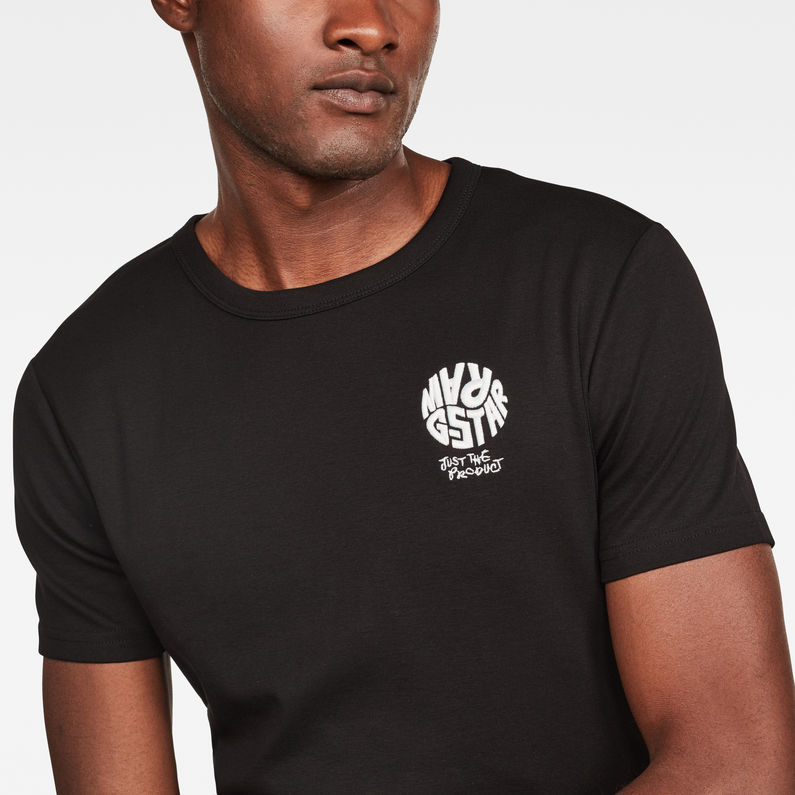 G-Star RAW® Graphic 7 Slim T-Shirt Black