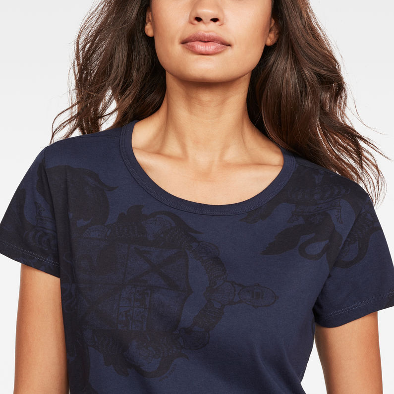 G-Star RAW® Graphic 2 T-Shirt Donkerblauw