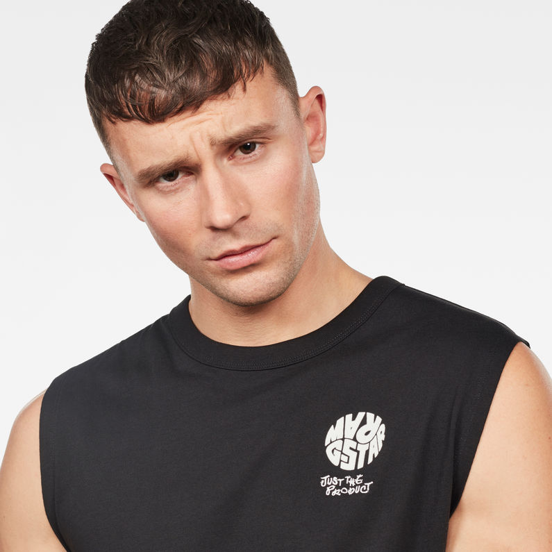 G-Star RAW® Graphic 8 T-Shirt Black detail shot