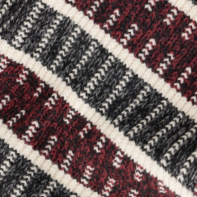 G-STAR® Rib Jacquard Scarf Rot