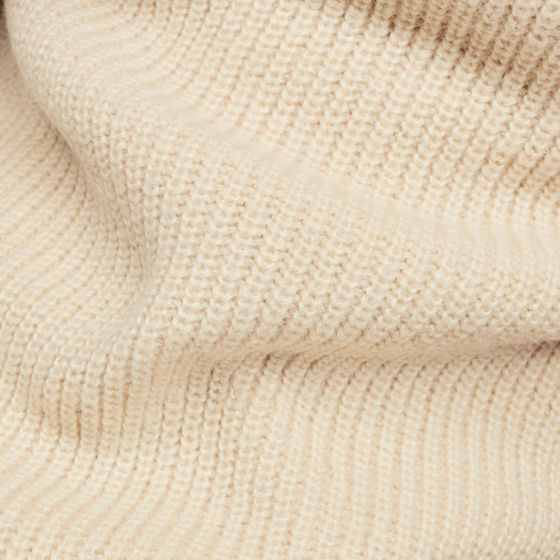 G-STAR® Plush Knit Beige fabric shot