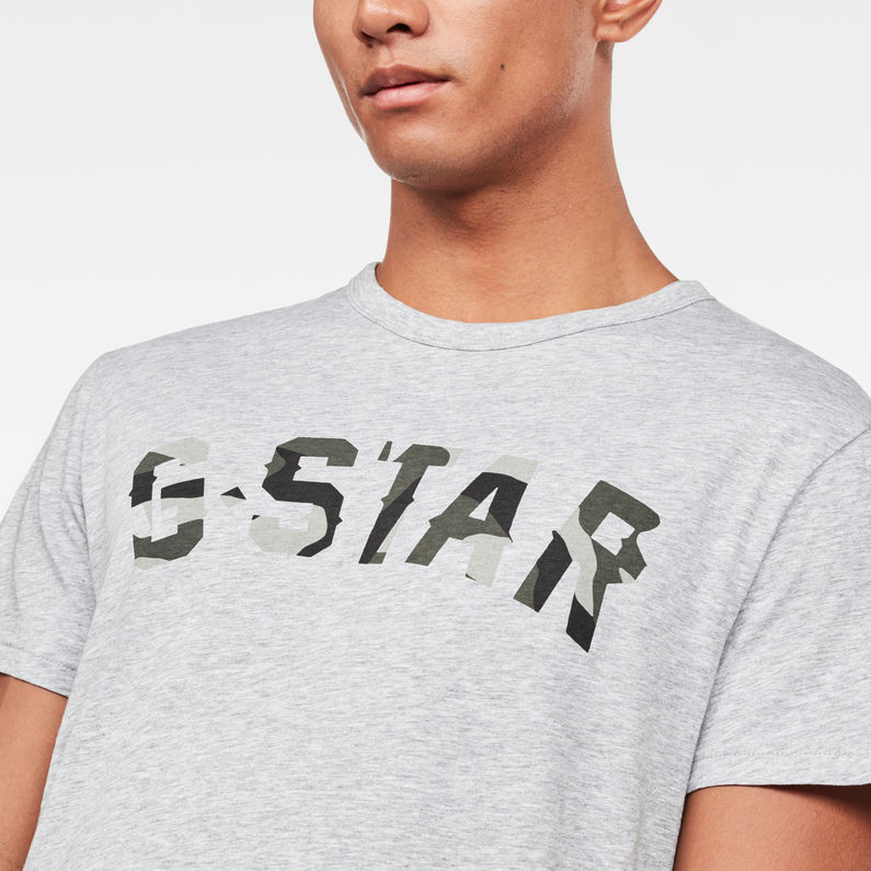 G-Star RAW® Graphic 10 T-Shirt Grey detail shot
