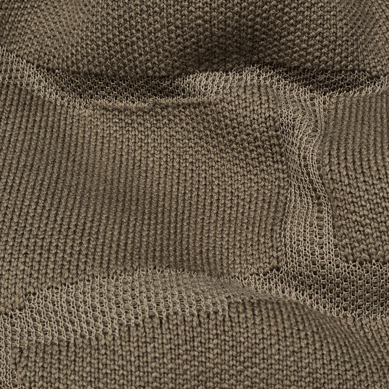 G-Star RAW® Suzaki Pro Turtle Knit Green fabric shot