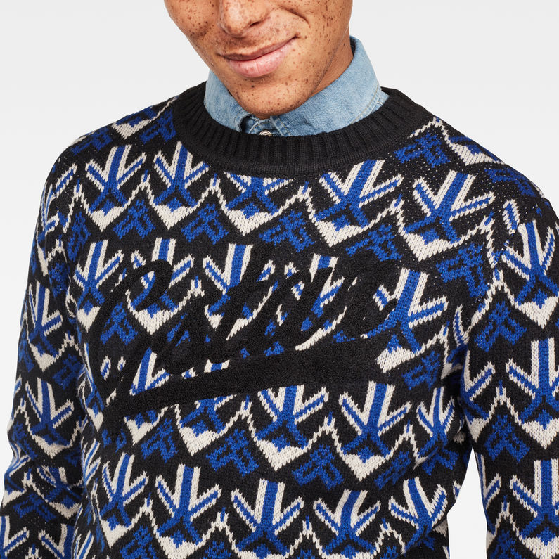 G-STAR® Tagalog Knit Black detail shot