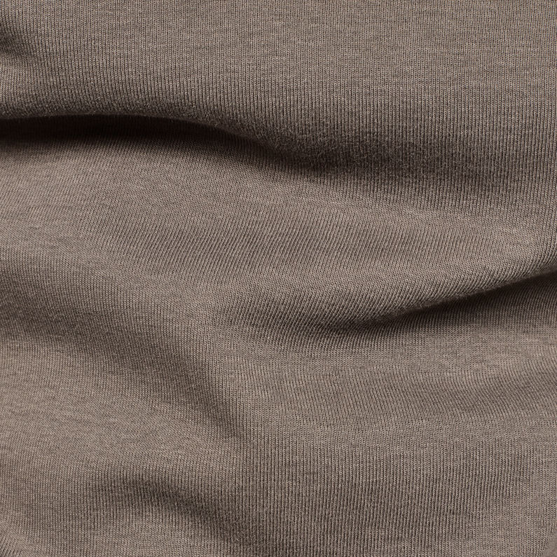 G-Star RAW® Korpaz Slim Granddad T-Shirt Grey fabric shot