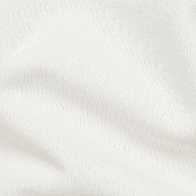 G-Star RAW® Graphic 14 Core Sweat Blanc fabric shot