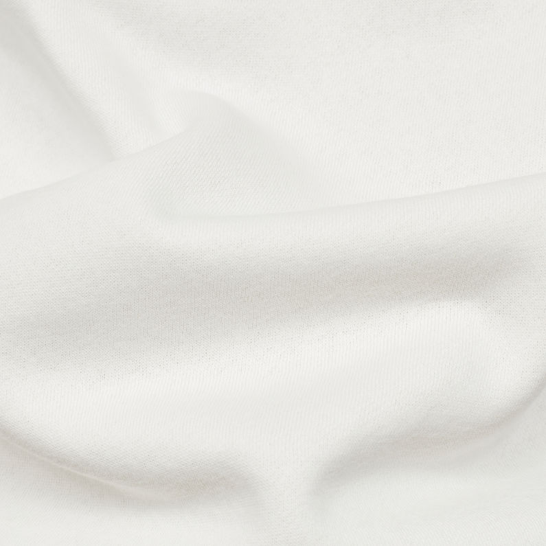 G-Star RAW® Graphic 14 Core Hooded Sweater Blanc fabric shot