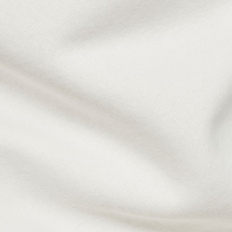 G-Star RAW® Graphic 14 Core Hooded Sweat Blanc fabric shot