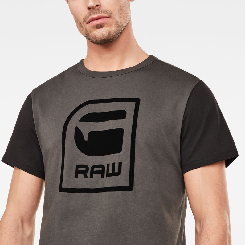 G-Star RAW® Graphic 3 T-Shirt Gris detail shot