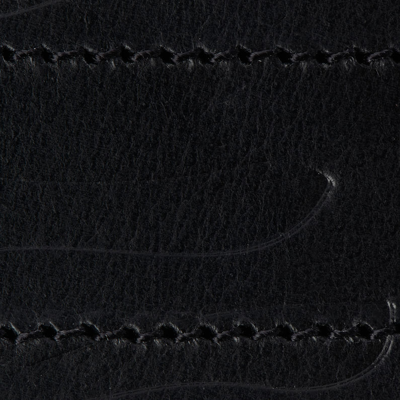 G-Star RAW® Drego Deboss Belt Schwarz fabric shot
