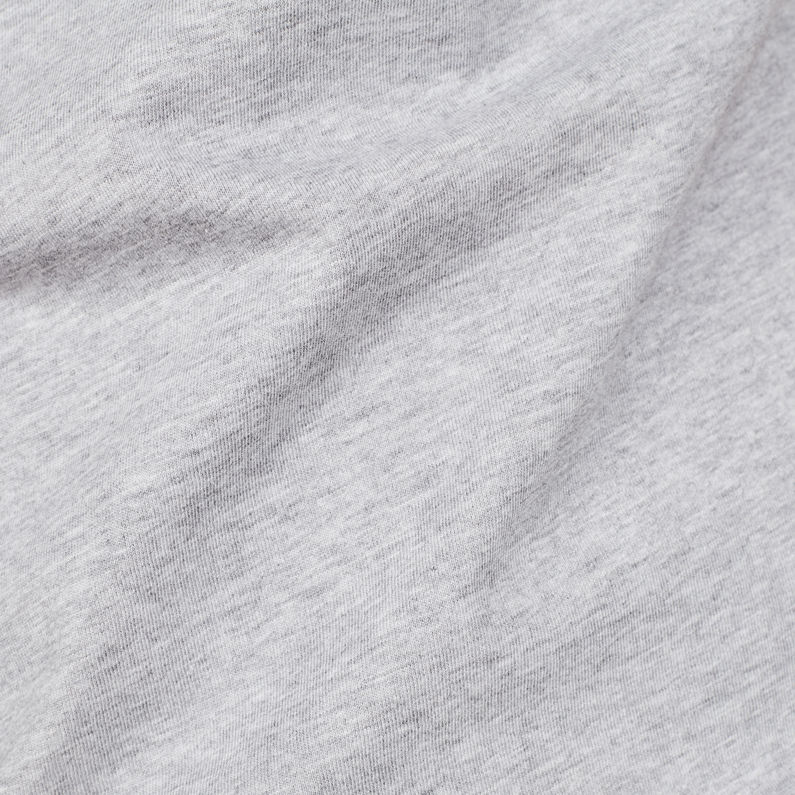 G-Star RAW® Swando Graphic Regular T-Shirt Grey fabric shot