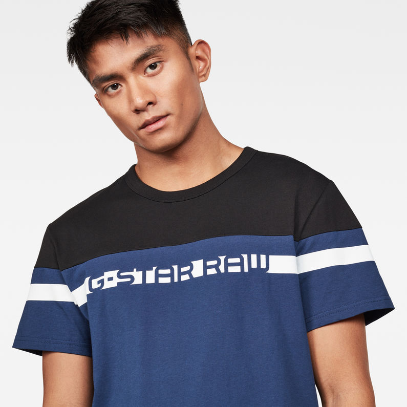 G-Star RAW® Graphic 14 T-Shirt Medium blue detail shot