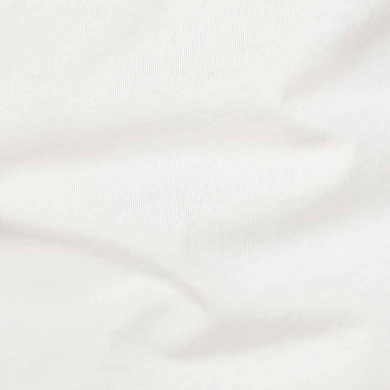 G-Star RAW® Graphic 14 T-Shirt Blanc fabric shot