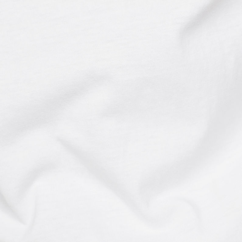 G-Star RAW® Satur New Raglan T-Shirt Blanc fabric shot