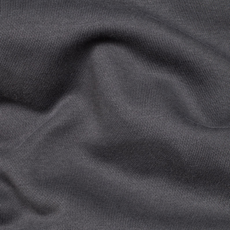 G-Star RAW® Satur Straight Zip Sweat Grey fabric shot