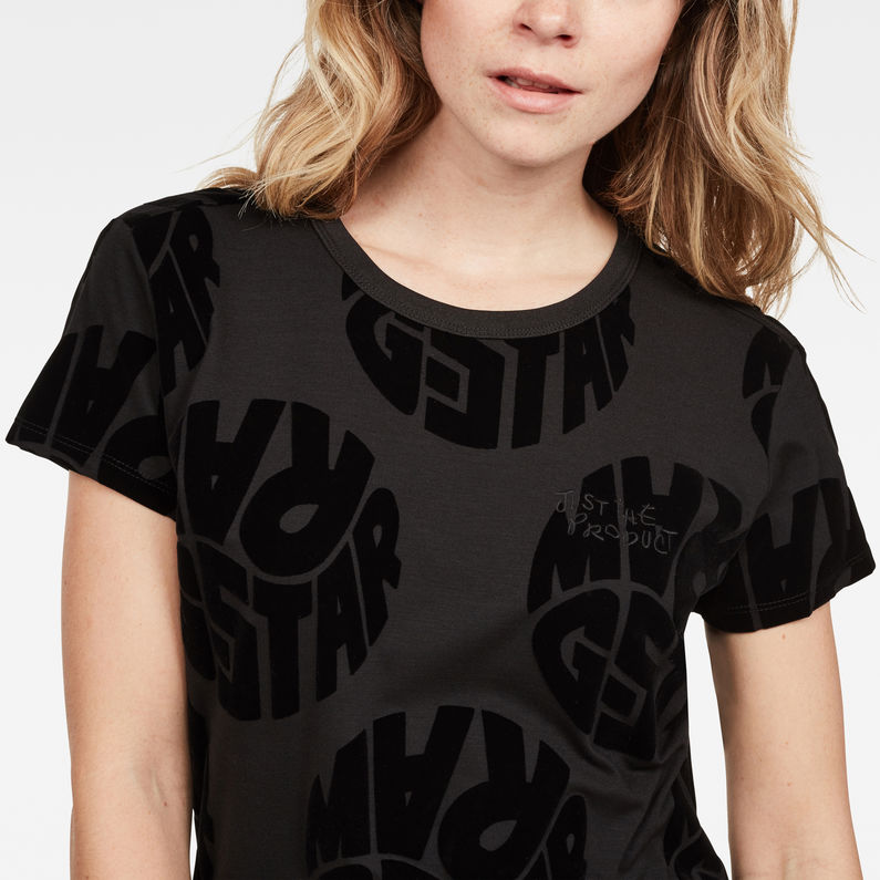 G-Star RAW® Graphic 60 T-Shirt Black detail shot