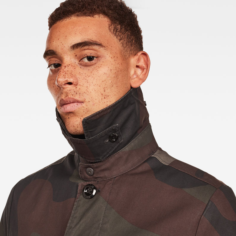 G-STAR® Garber Overcoat Green detail shot