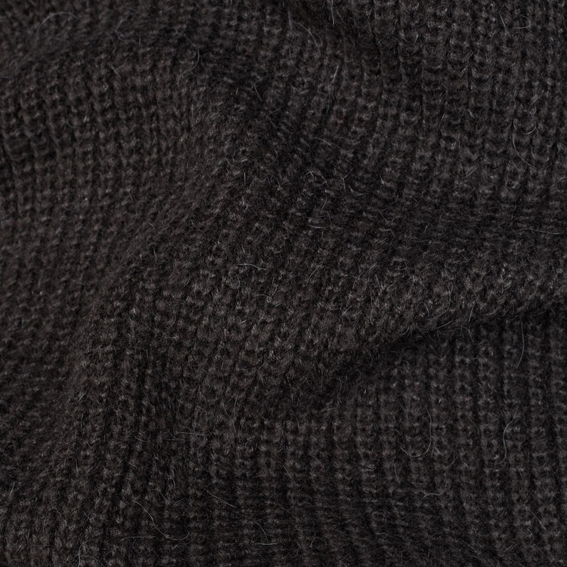 G-STAR® Plush Knit Black fabric shot