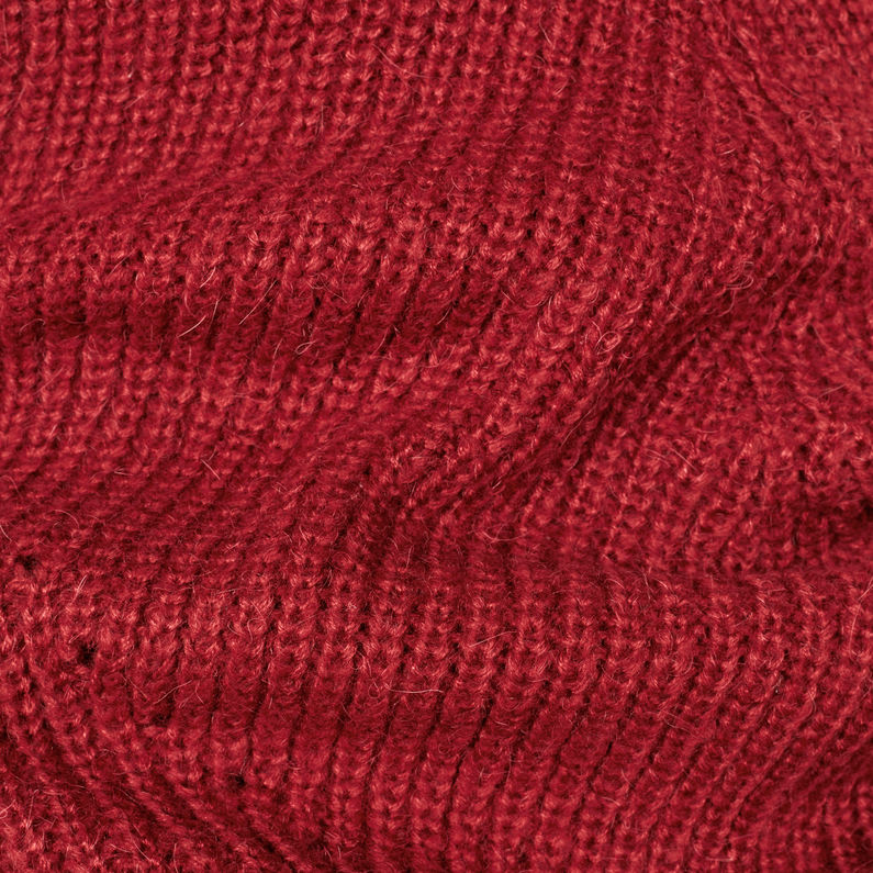 G-STAR® Vee Knit Rouge fabric shot