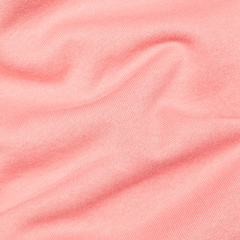 G-Star RAW® Bilbi Box Logo Funnel Sweater Rose fabric shot