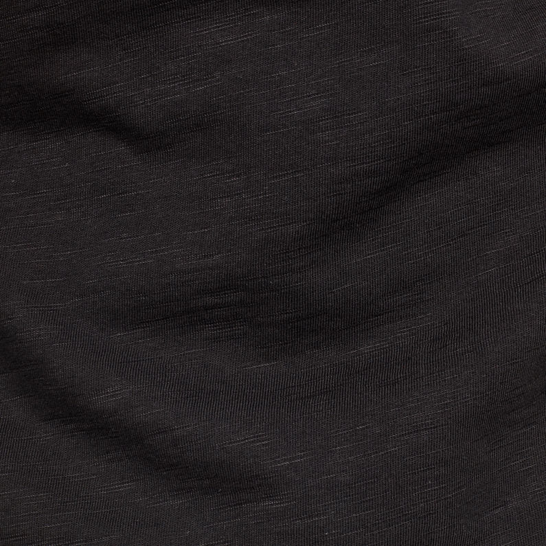 G-Star RAW® Dommic Stalt Pocket T-Shirt Negro fabric shot