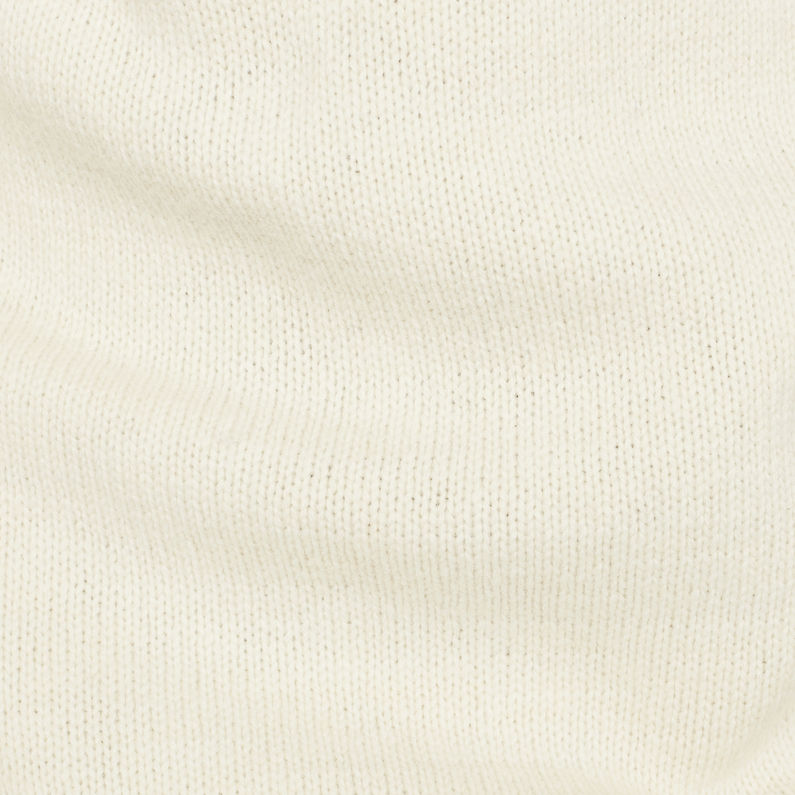G-Star RAW® Core Turtle Knit Blanco fabric shot