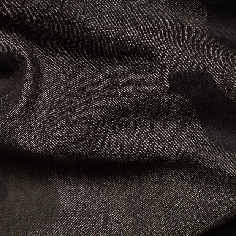G-Star RAW® Vodan Padded Army Overshirt Black fabric shot