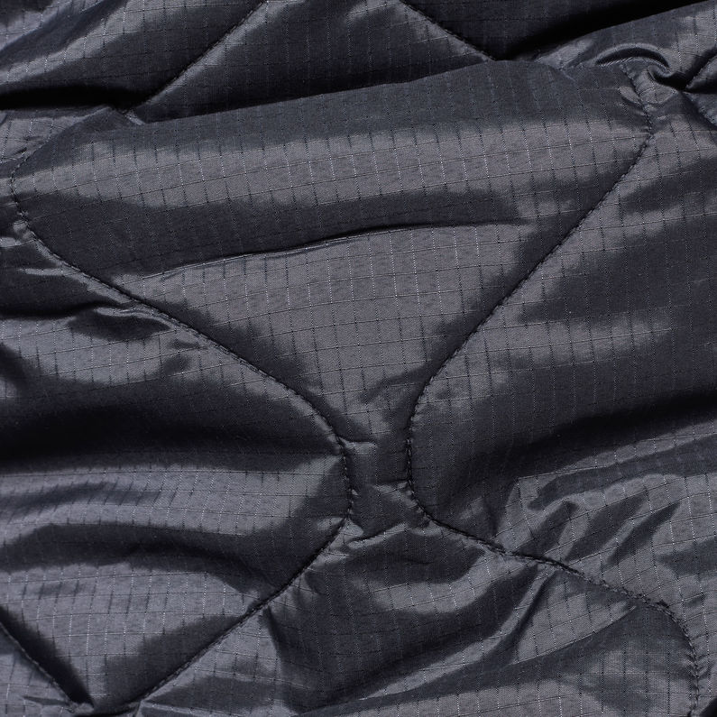 G-Star RAW® Edla Transseasonal Liner Overshirt Bleu foncé fabric shot