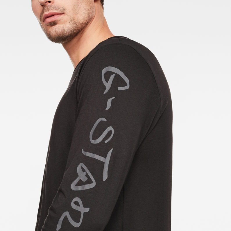 G-Star RAW® Graphic 2 T-Shirt Schwarz detail shot
