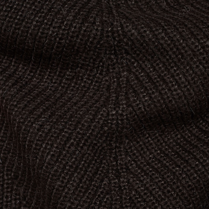 G-Star RAW® Vee Knit ブラック fabric shot