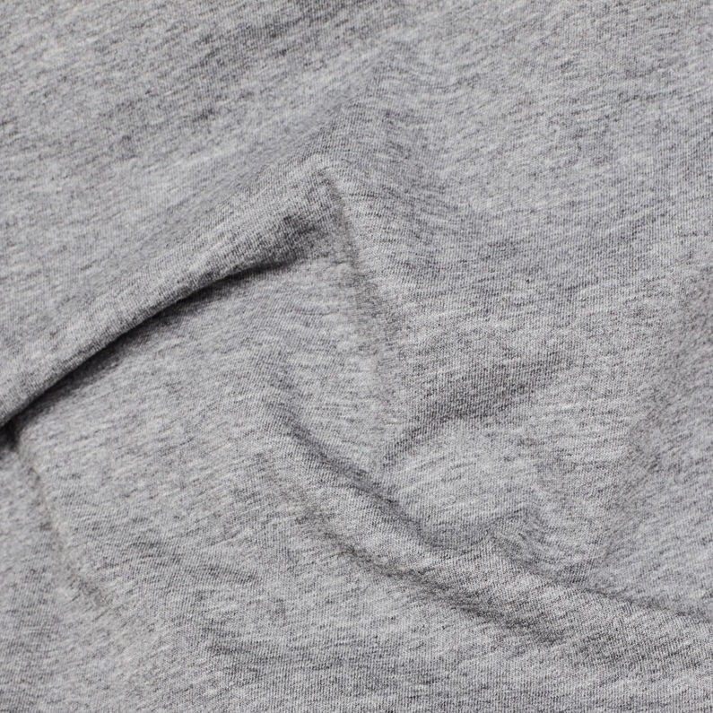 G-Star RAW® Lajla 1\2 Sleeve T-Shirt Grey fabric shot
