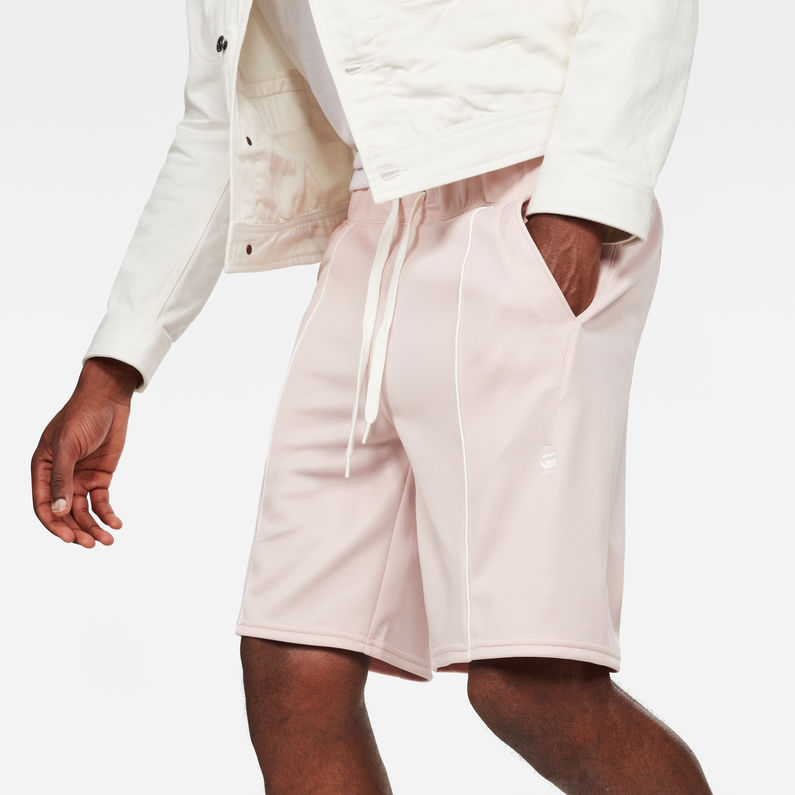 G-Star RAW® Lanc Straight Track Shorts Pink detail shot