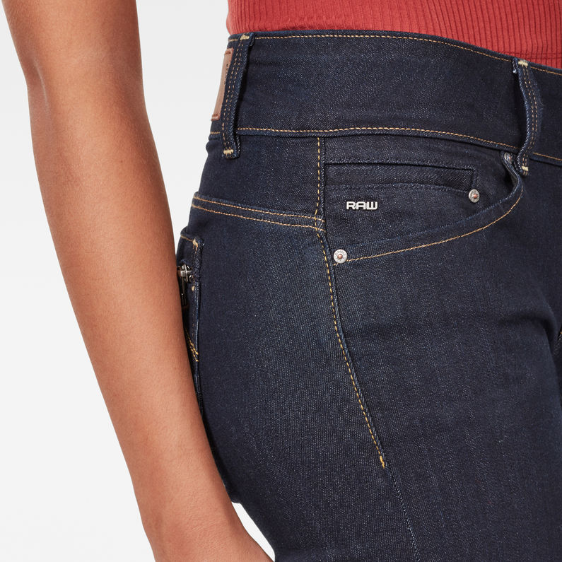 G-STAR® Midge Cody Mid Waist Skinny Jeans Donkerblauw