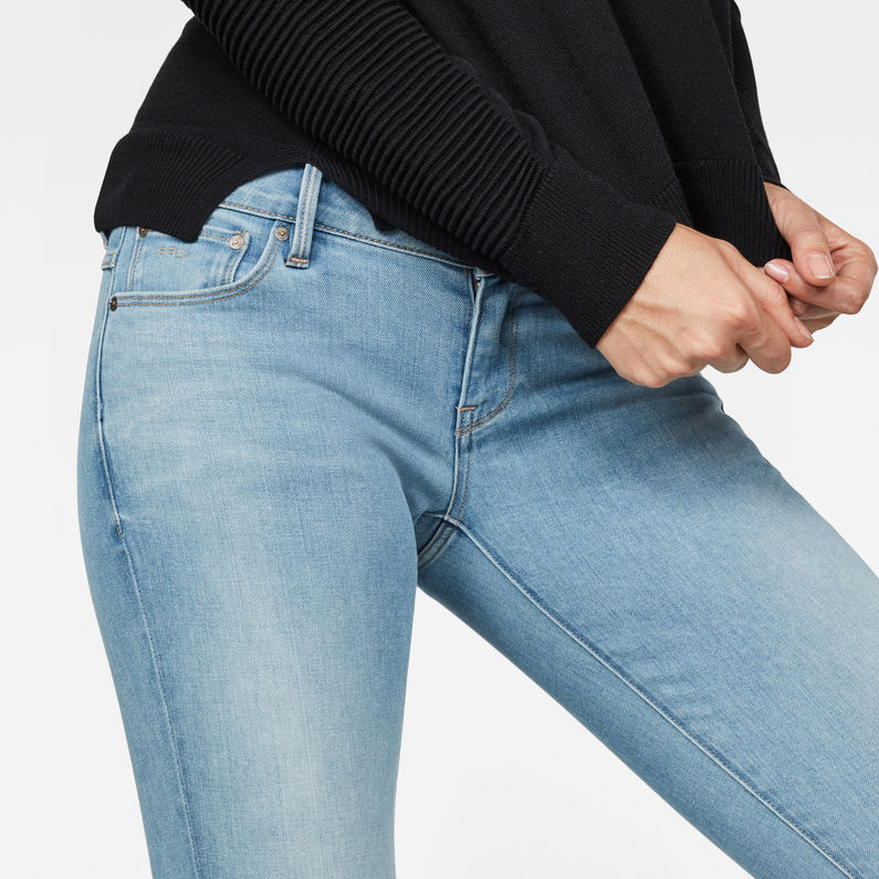 G-STAR® 3301 Low Waist Skinny Jeans Lichtblauw