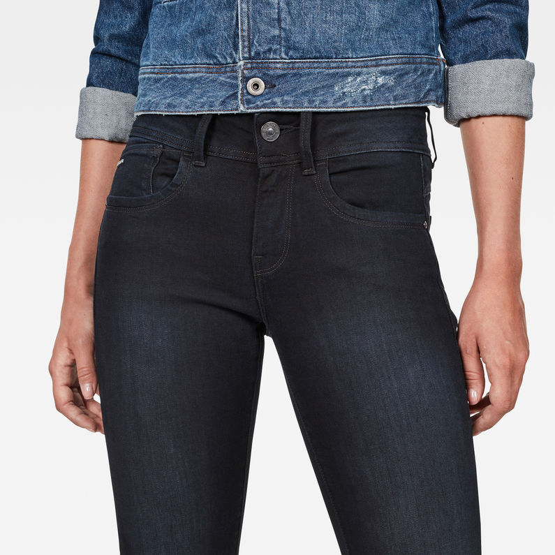 G-STAR® Lynn Mid Waist Skinny Jeans Dunkelblau