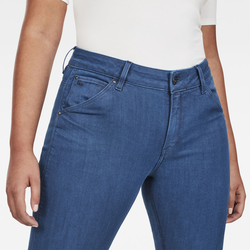 G-STAR® 5622 G-Star Shape High Waist Super Skinny Jeans Mittelblau