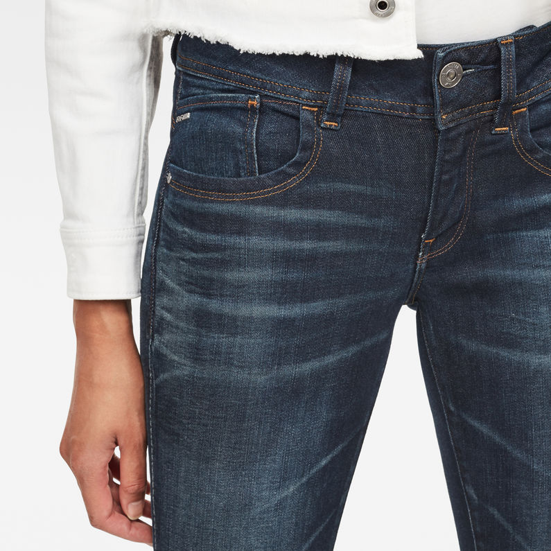 G-STAR® Lynn Mid Waist Skinny Jeans Dunkelblau