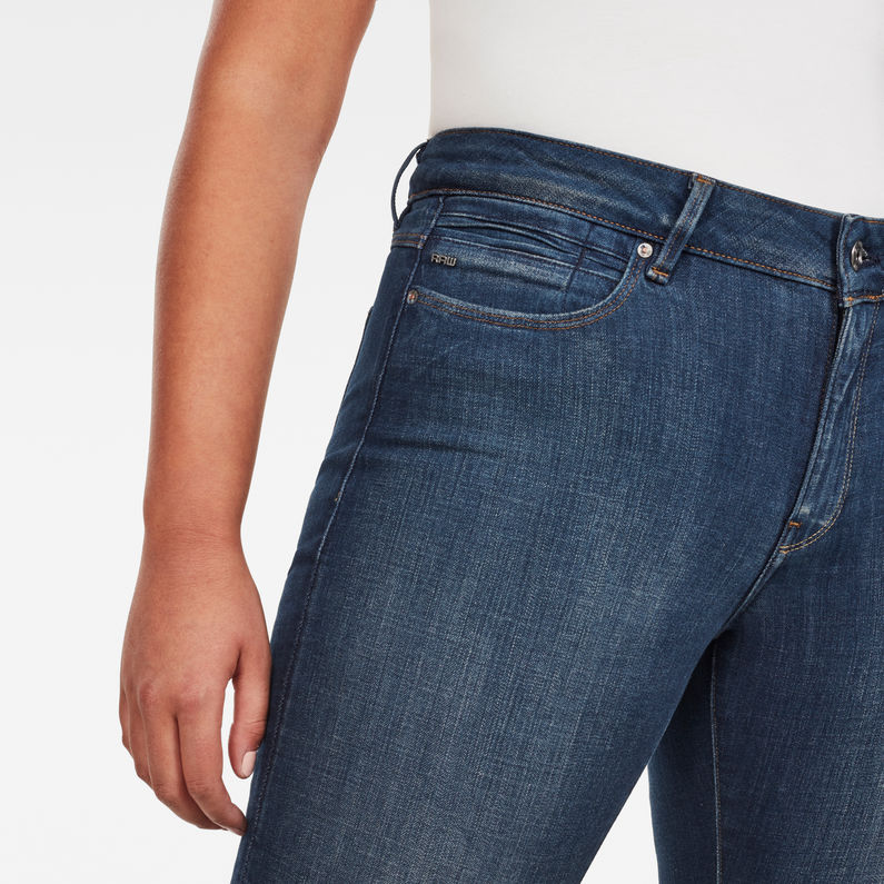 G-STAR® G-Star Shape High Waist Super Skinny Jeans Donkerblauw