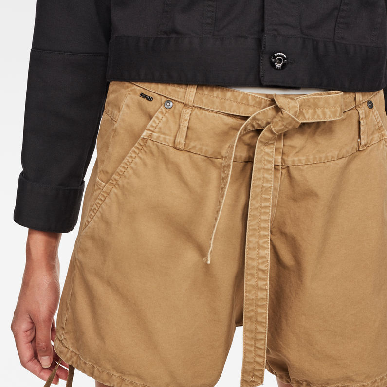 G-Star RAW® Cl Shorts Brown detail shot