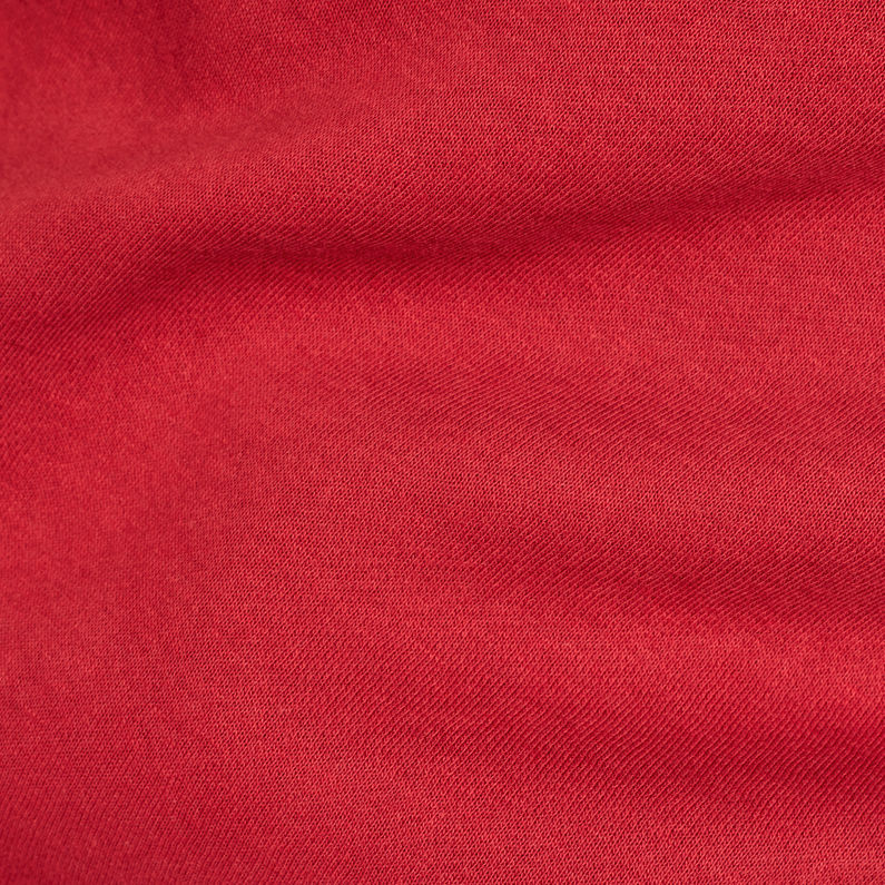 G-Star RAW® Bilbi Box Logo Funnel Sweat Dress Red fabric shot