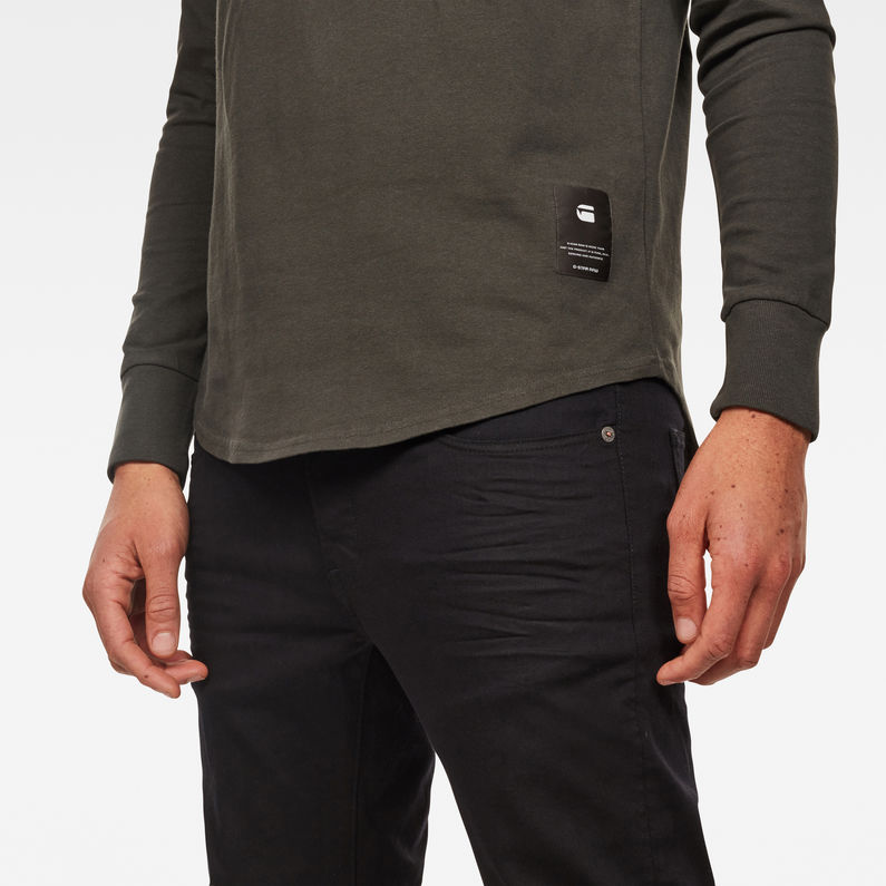 G-Star RAW® Swando Relaxed T-Shirt Gris detail shot