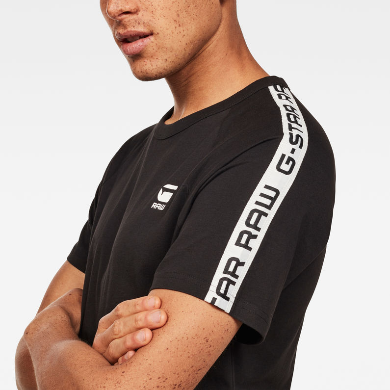 G-Star RAW® Satur New Raglan T-Shirt Black detail shot