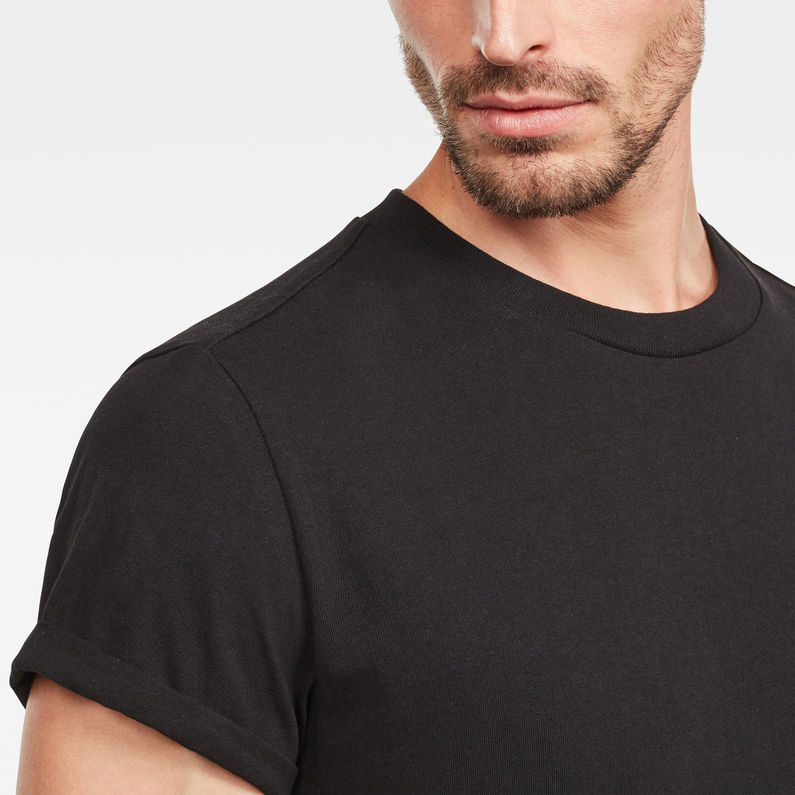 G-Star RAW® Swando New Relaxed T-Shirt Black detail shot
