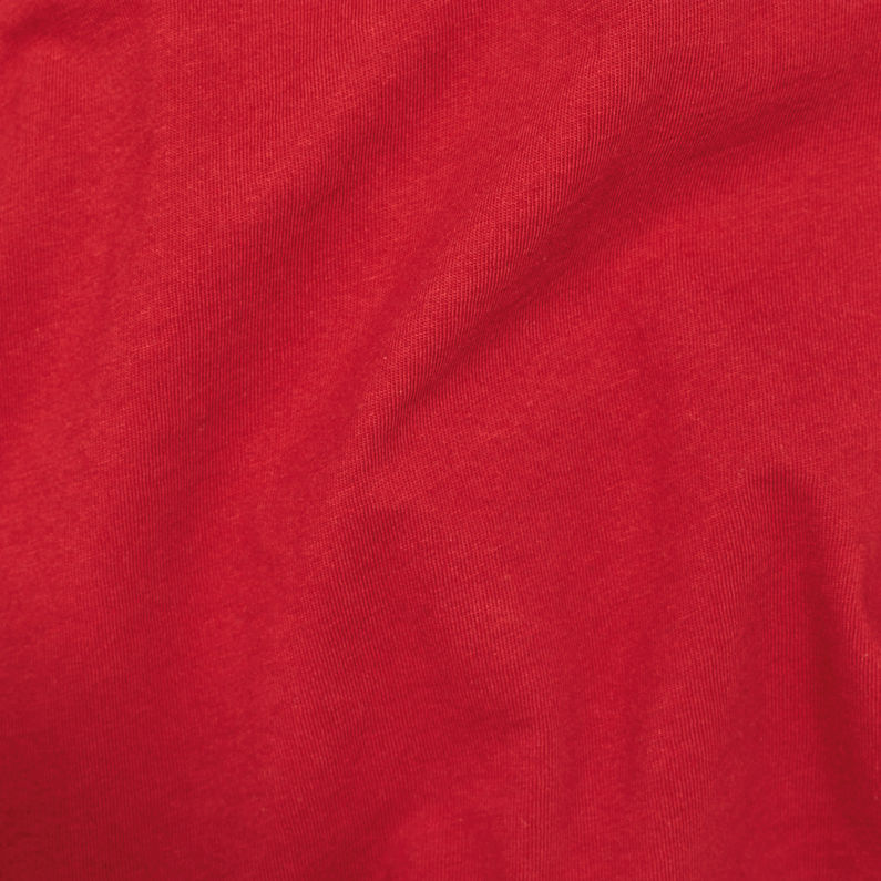 G-Star RAW® Lajla T-Shirt Red fabric shot