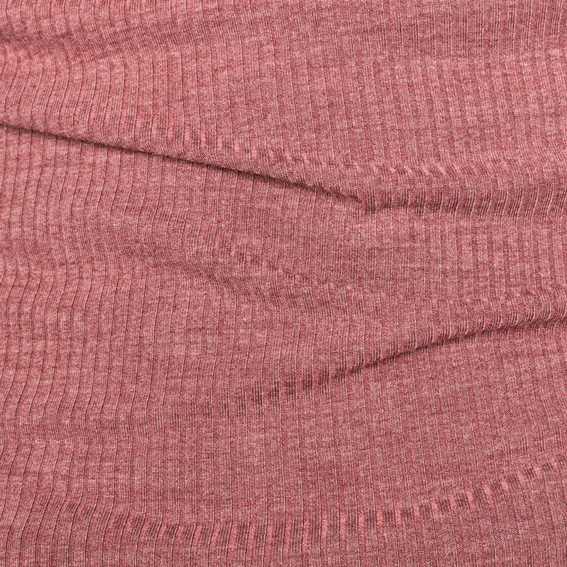 G-Star RAW® Granddad Slim T-Shirt Rouge fabric shot